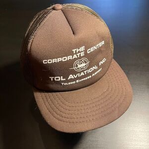 Vintage Toledo Express Airport TOL Aviation The Corporate Center Souvenir Hat OS